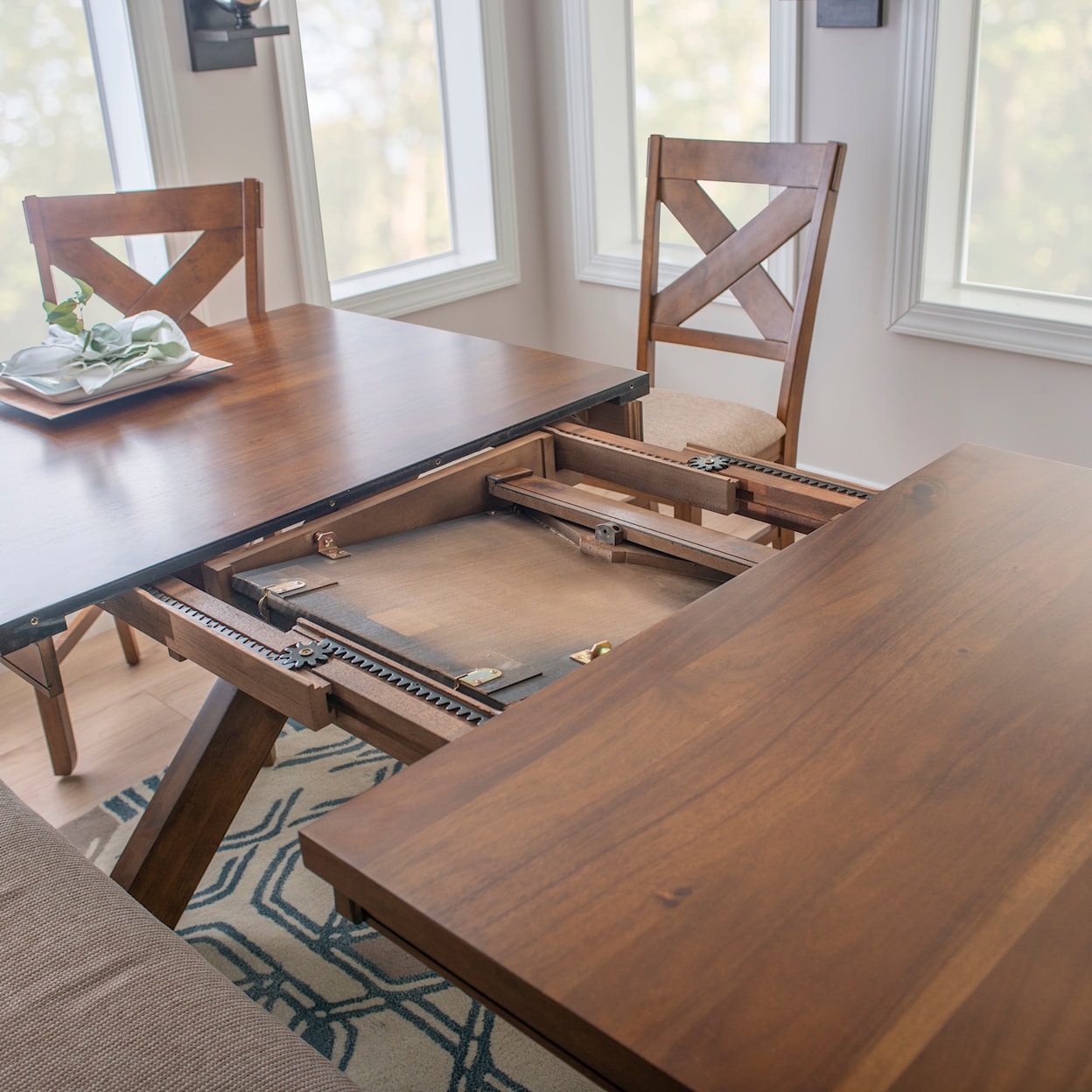 Powell Kraven Trestle Table