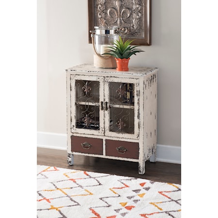 2 Door Console Cabinet with 2 Drawers