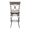 Powell Beeson Beeson Big And Tall Barstool Pewter