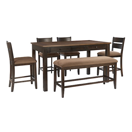 6-Piece Counter Dining Set