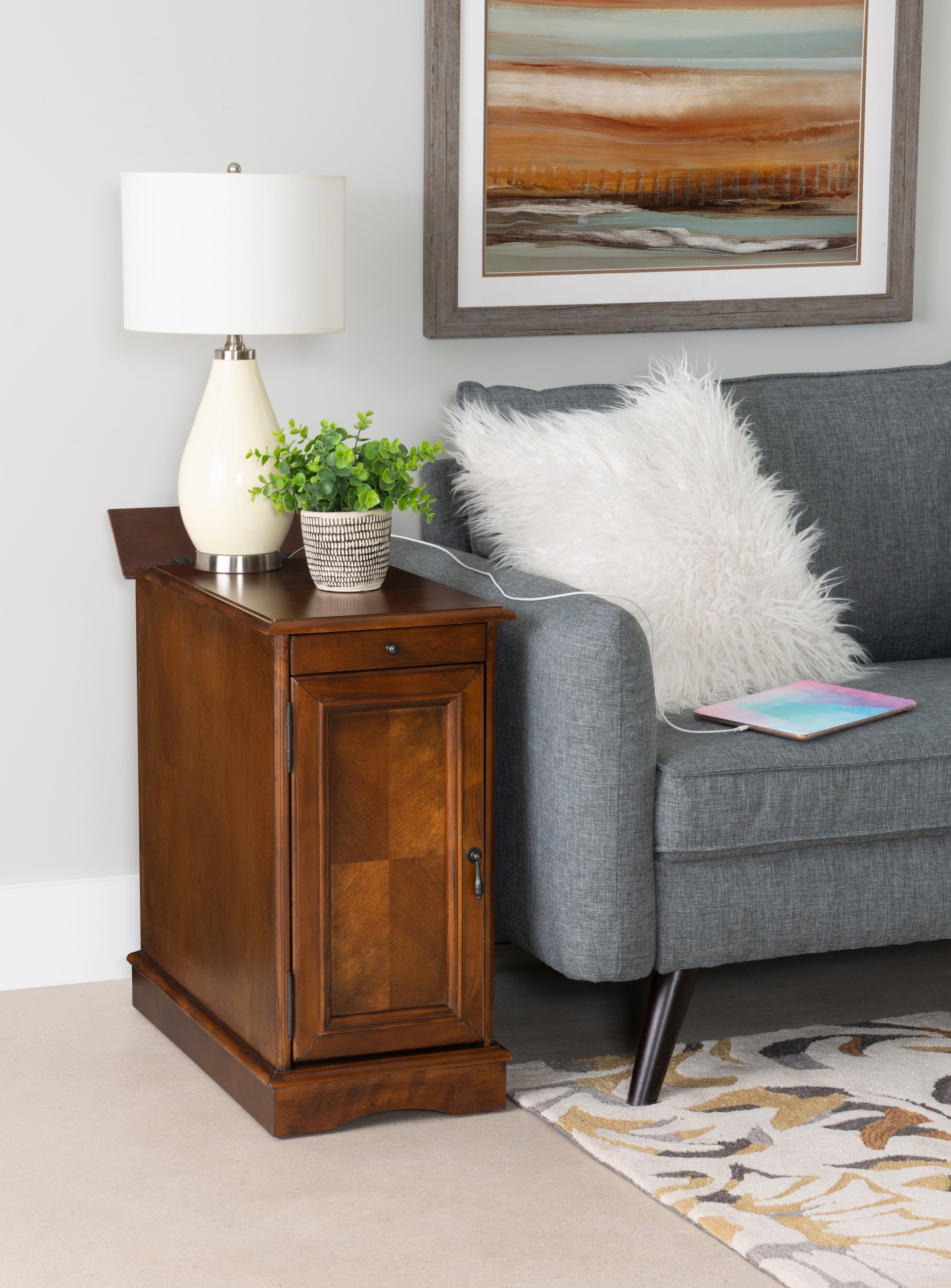 Butler Hazelnut Accent Table