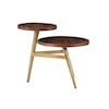 Powell Collis Collis Two Tiered Side Table Gold