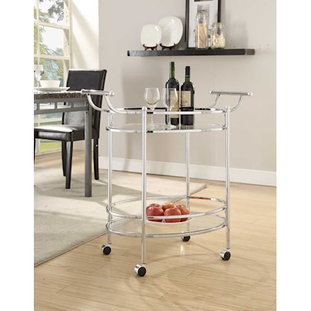 Chrome Service Cart