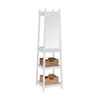 Powell Jalen Dressing Mirror Coat Rack