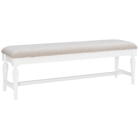 Hayes Bench White