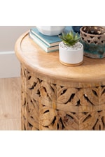 Powell Indie Indie Side Table Blue