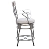 Powell Beeson Upholstered Counter Stool with Arms