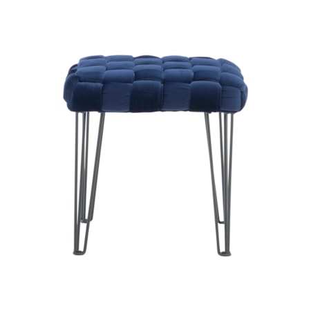 Shadbury Square Stool Navy