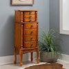 Powell Woodland Oak Jewelry Armoire