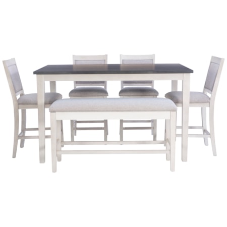 6-Piece Counter Dining Set