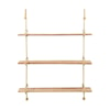 Powell WESLEIGH Wesleigh Wall Shelves Gold Metal