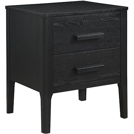 Contemporary Side Table with 2 Drawers