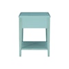 Powell Sadie Side Accent Table Teal