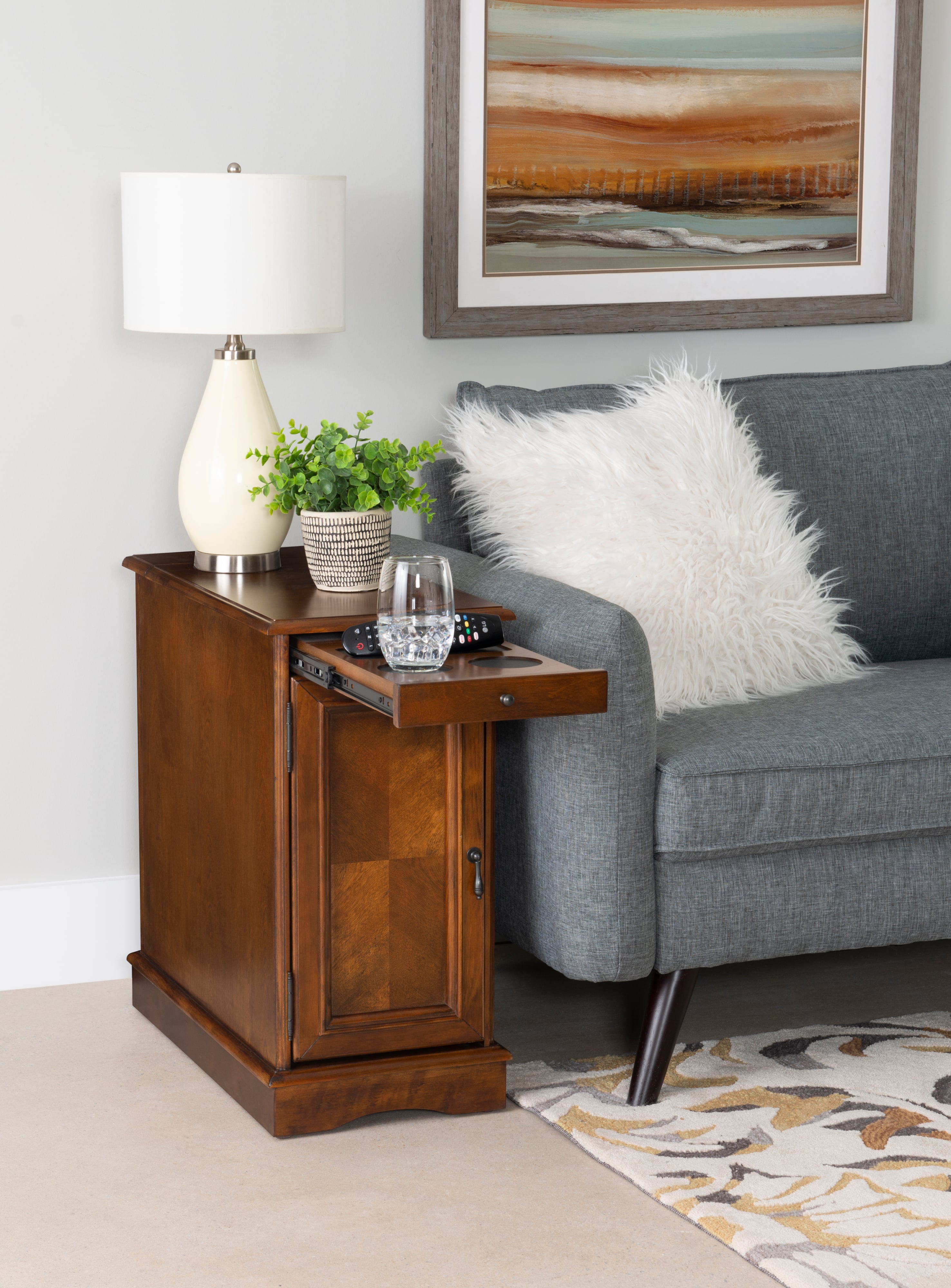 Butler Hazelnut Accent Table