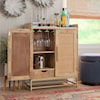 Powell Janie Janie Rattan Bar Cabinet