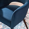 Powell Sabine Dining Chair with Velvet Ink Upholstery