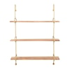 Powell WESLEIGH Wesleigh Wall Shelves Gold Metal