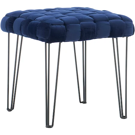 Shadbury Square Stool Navy