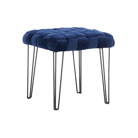 Shadbury Square Stool Navy