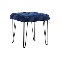 Shadbury Square Stool Navy