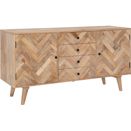 Darya 4 Drawer 2 Door Console 