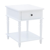 Traditional Side Table with 1-Drawer