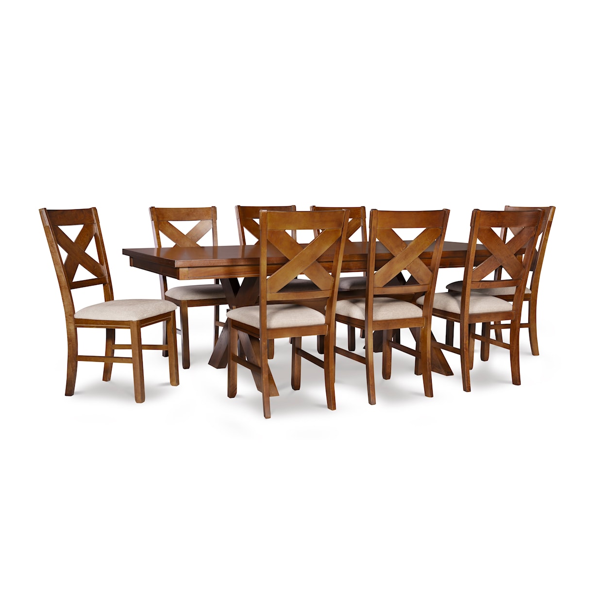 Powell Kraven 9 Piece Dining Set