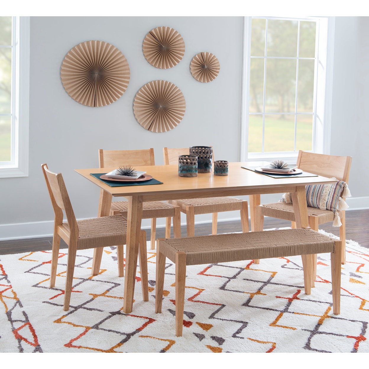 Powell Cadence 6-Piece Dining Set