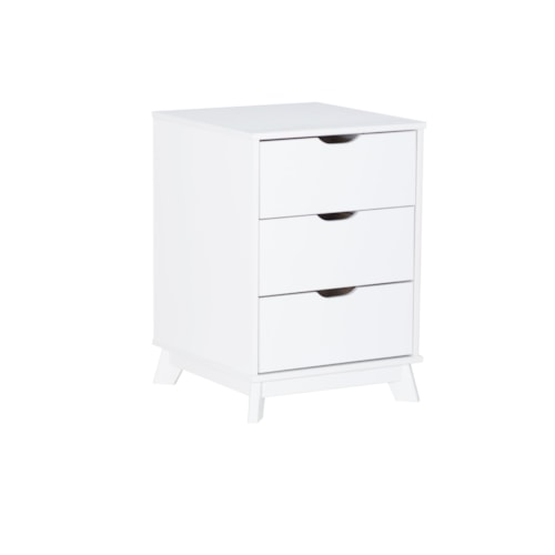 Modern 3-Drawer Nightstand