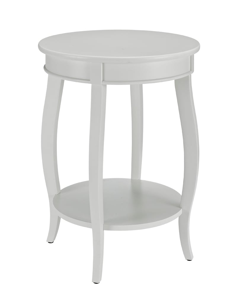 Powell Accent Tables Round Table w/ Shelf