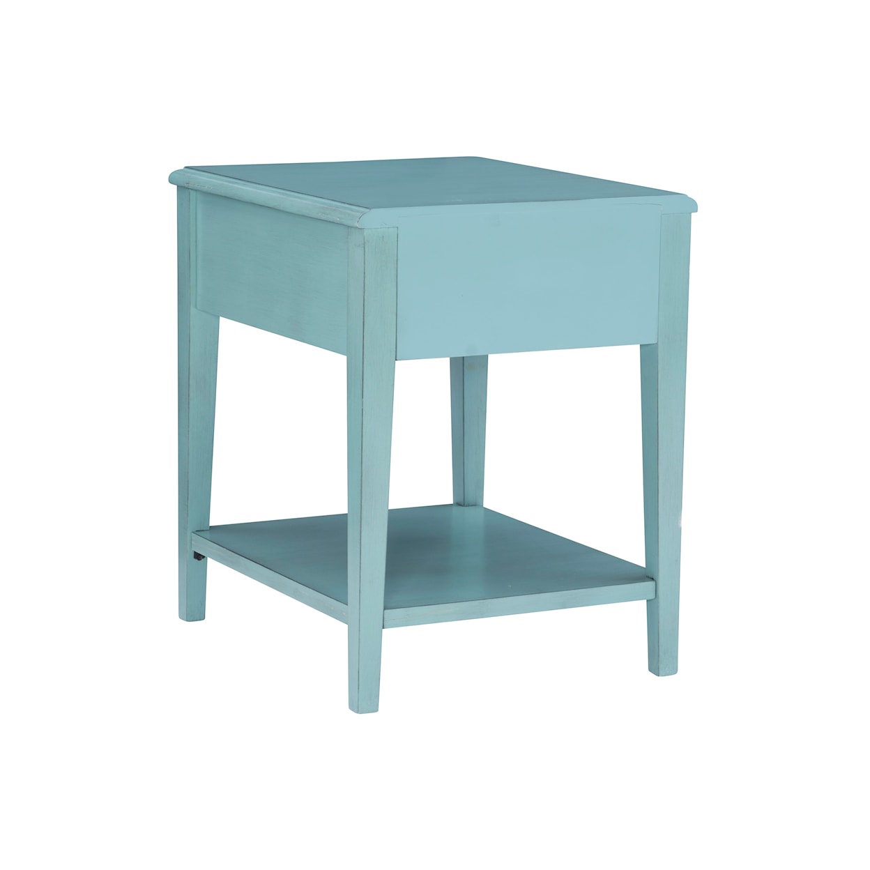 Powell Sadie Side Accent Table Teal