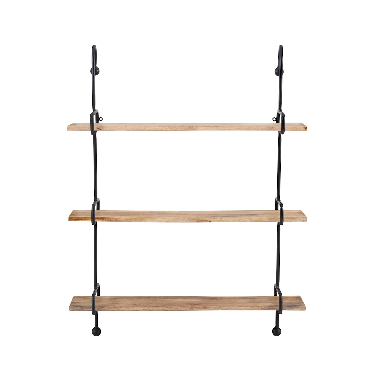 Powell WESLEIGH Wesleigh Wall Shelves Black Metal