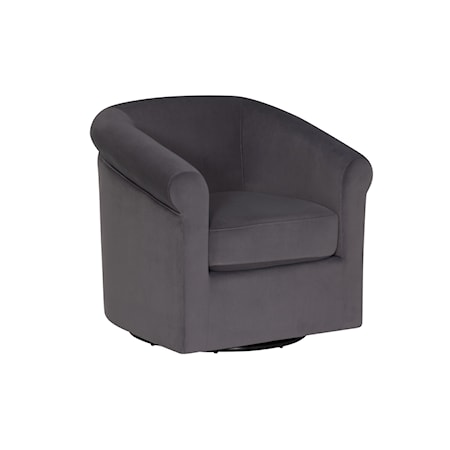 Upholstered Swivel Chair