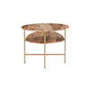 Powell Tavin Tavin Two Tiered Coffee Table Natural Gold