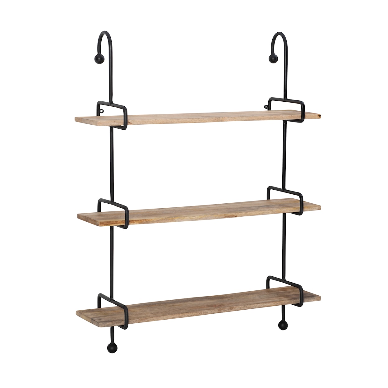 Powell WESLEIGH Wesleigh Wall Shelves Black Metal