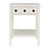 Powell Sadie Side Accent Table Cream