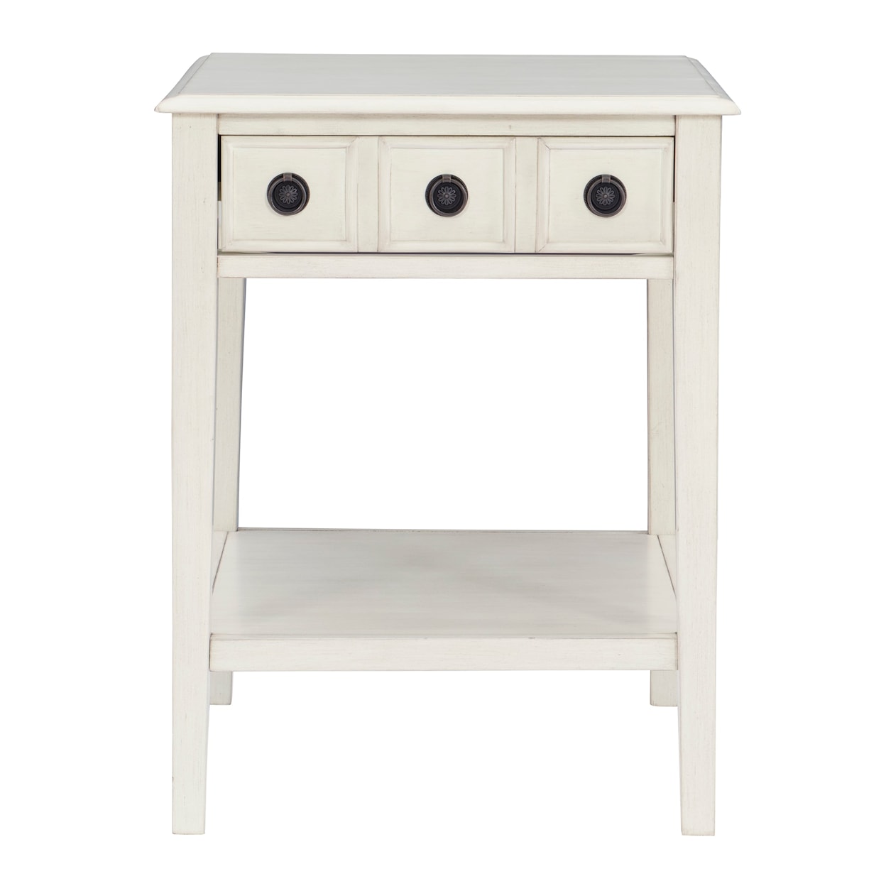 Powell Sadie Side Accent Table Cream