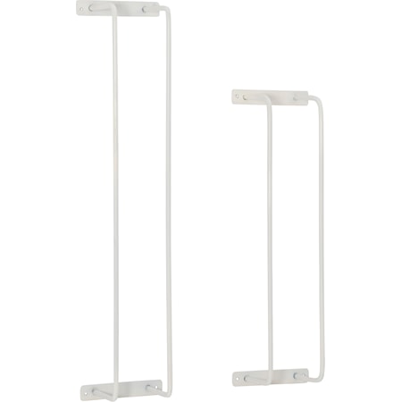 Triston Metal Towel Rack 2Pk White