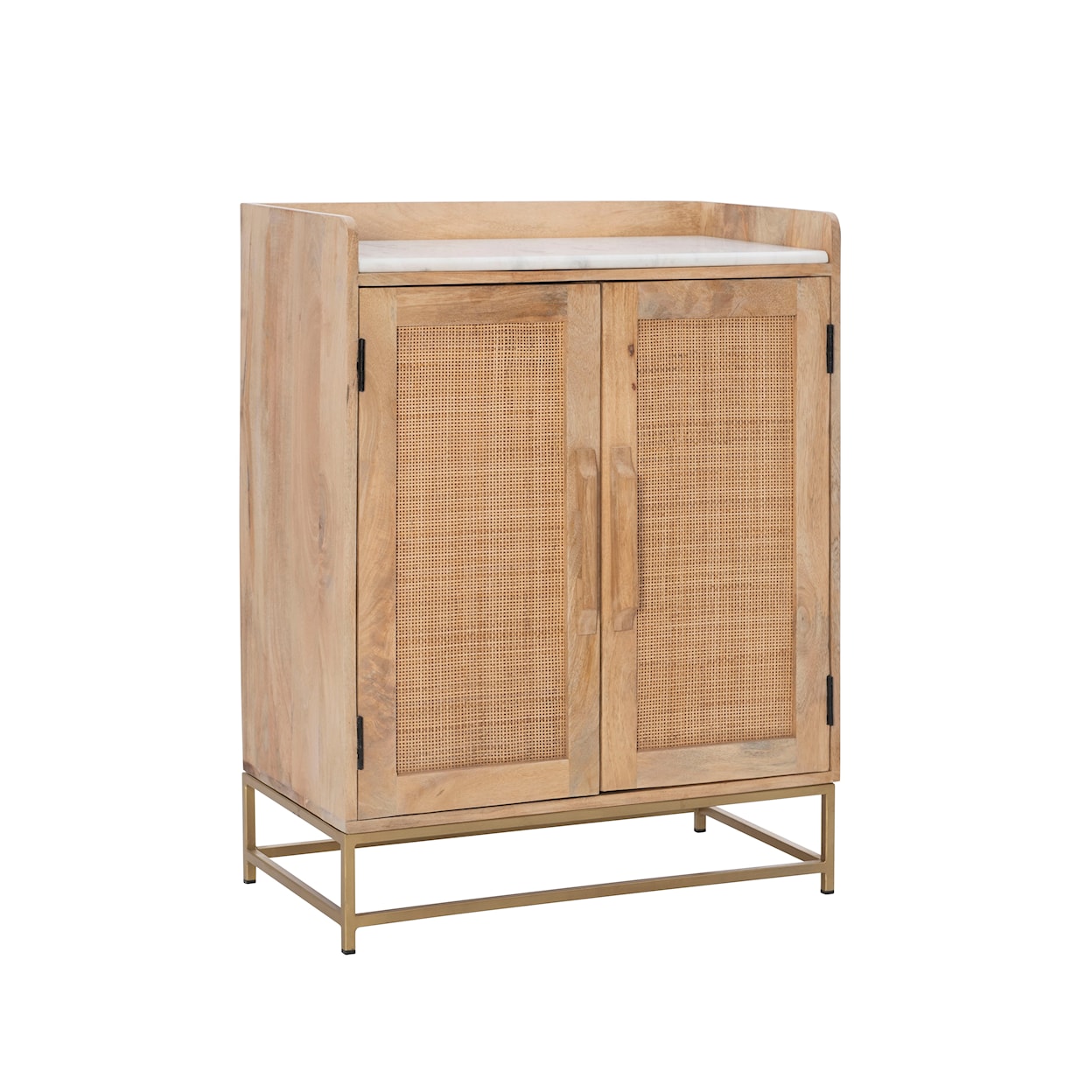 Powell Janie Janie Rattan Bar Cabinet