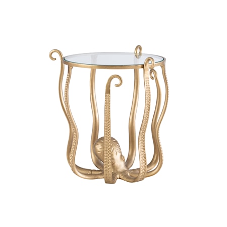 Octiana Octopus Table Gold