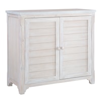 Lannie Cabinet Whitewashed