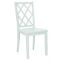 Transitional Lattice X-Back Side Chair