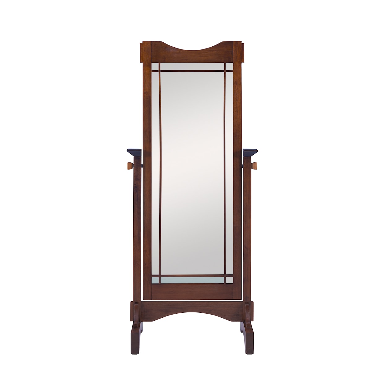 Powell Mission Black Cheval Mirror