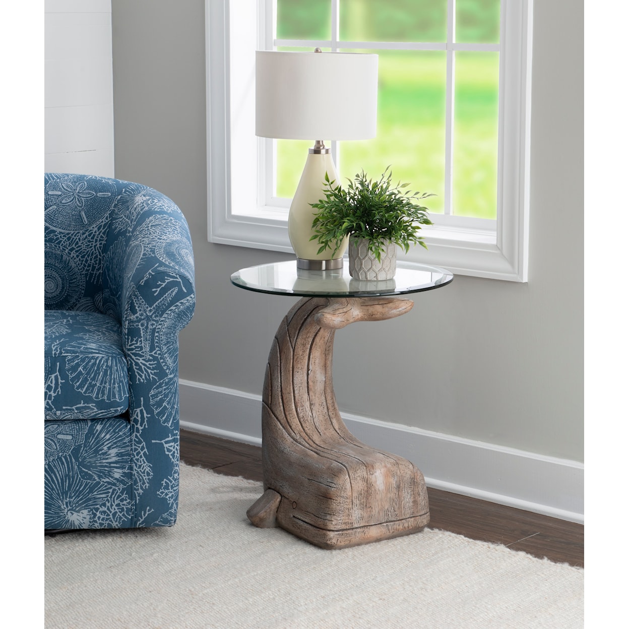 Powell Moby Whale Accent Table