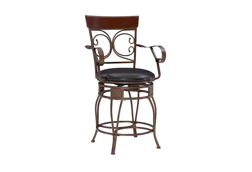 Beeson Beeson Big And Tall Counter Stool Arm by Powell at A1 Furniture & Mattress
