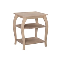 Transitional Side Table- Natural