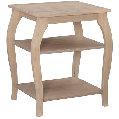 Transitional Side Table- Natural