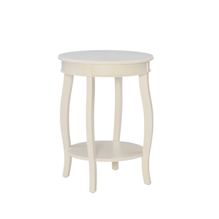 Aura Side Table Off White