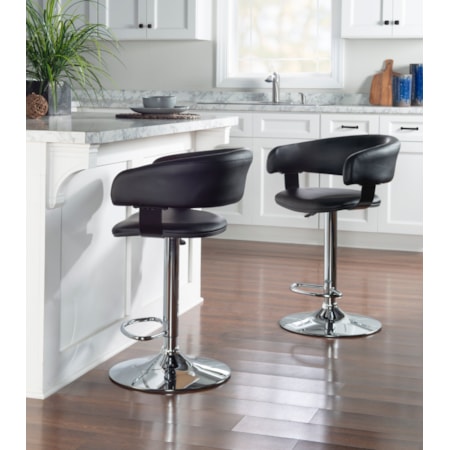 Barrel Back Bar Stool