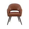 Powell Sabine Side Chair with Saddle Upholstery